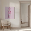 Wall art Pink Nutcracker Canvas Print