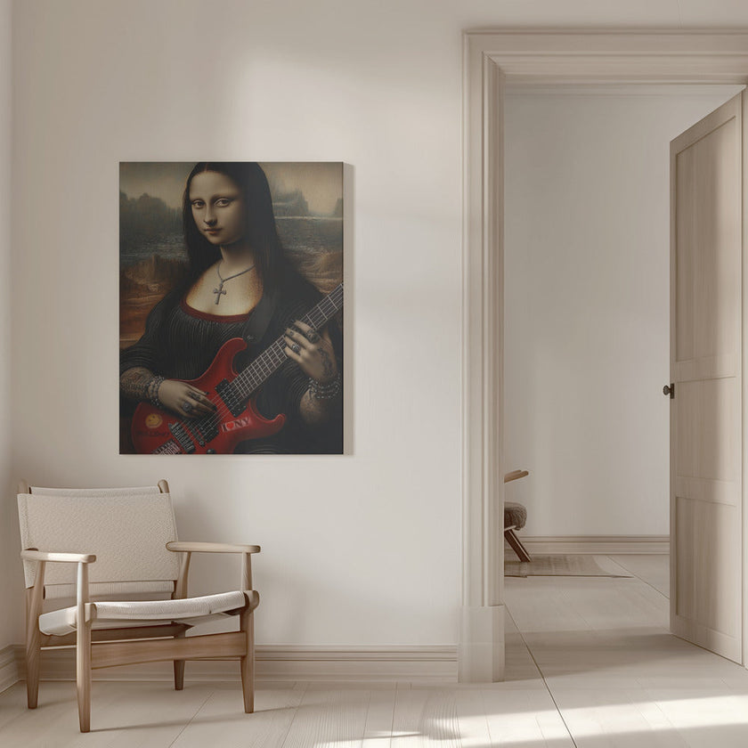 Impression sur toile de l'œuvre d'art murale Lisa Revamped