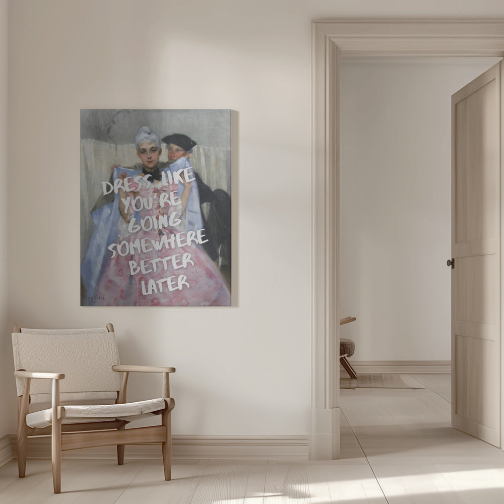 Art mural : habillez-vous pour réussir.