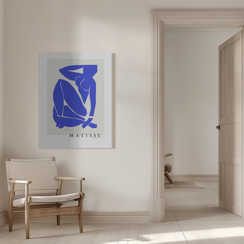 Wall art Nudo Blu III 1952 Bordure