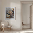 Wall art Lorette Con Una Tazza Di Caffe 1916 Boarder