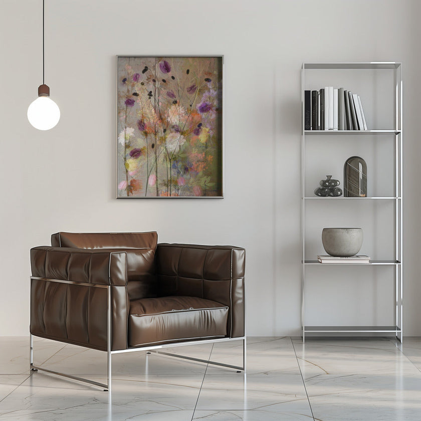 Art mural Fleurs picturales