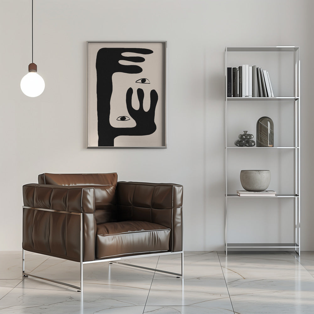 Wall art Abstract Face No2.