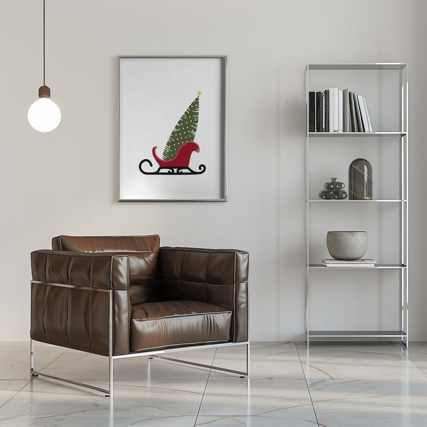 Wall art Let's go (gold)