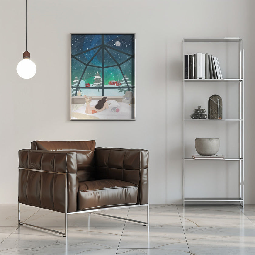 Impression sur toile d'art mural : Laponie, Finlande