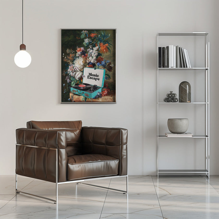 Wall art Music Escape Canvas Print