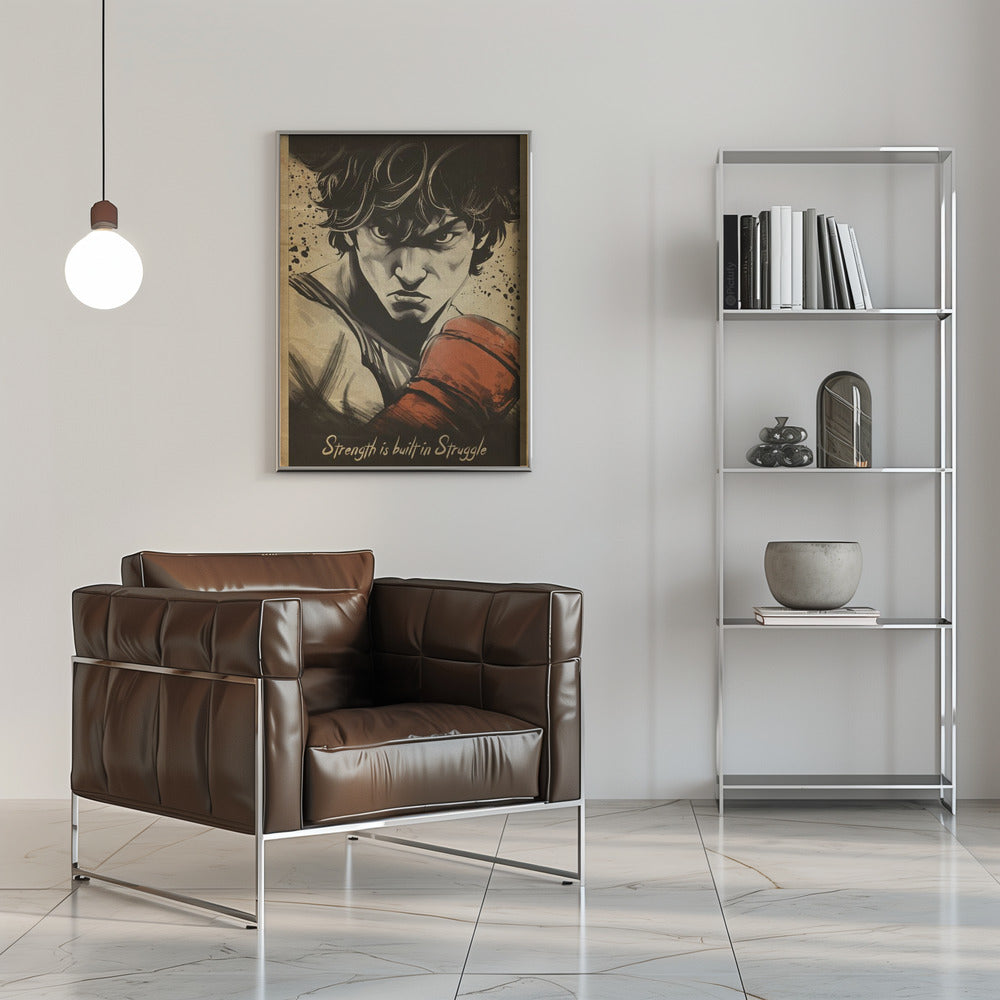 Wall art Strength Is Built In Struggle