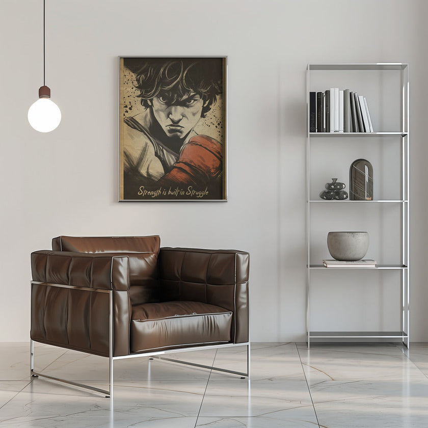 Wall art Strength Is Built In Struggle