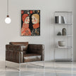 Wall art Vintage Style Mag Women Knittwear Canvas Print