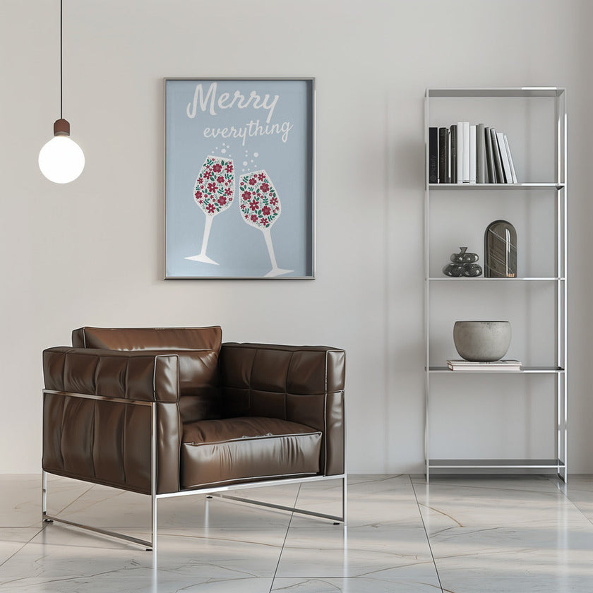 Impression sur toile Wall art Merry Everything