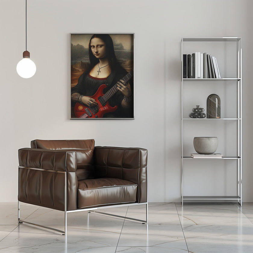Impression sur toile de l'œuvre d'art murale Lisa Revamped