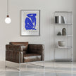 Wall art Nudo Blu III 1952 Bordure