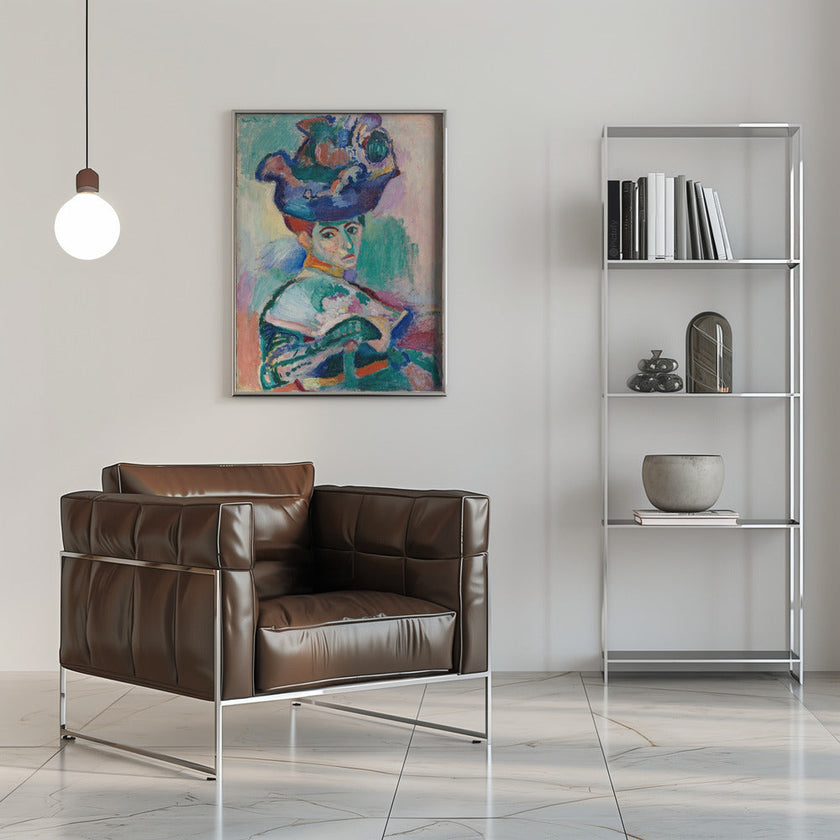Wall art Woman With Hat