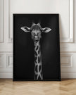 Portrait de girafe pour décoration murale