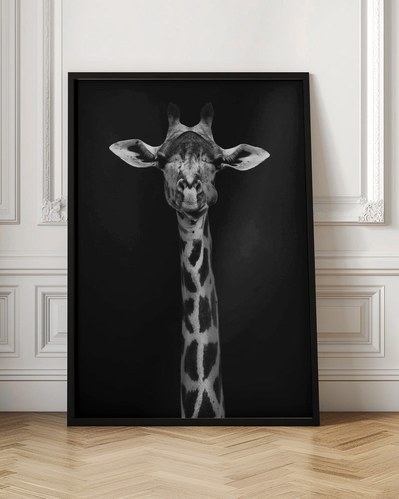Portrait de girafe pour décoration murale