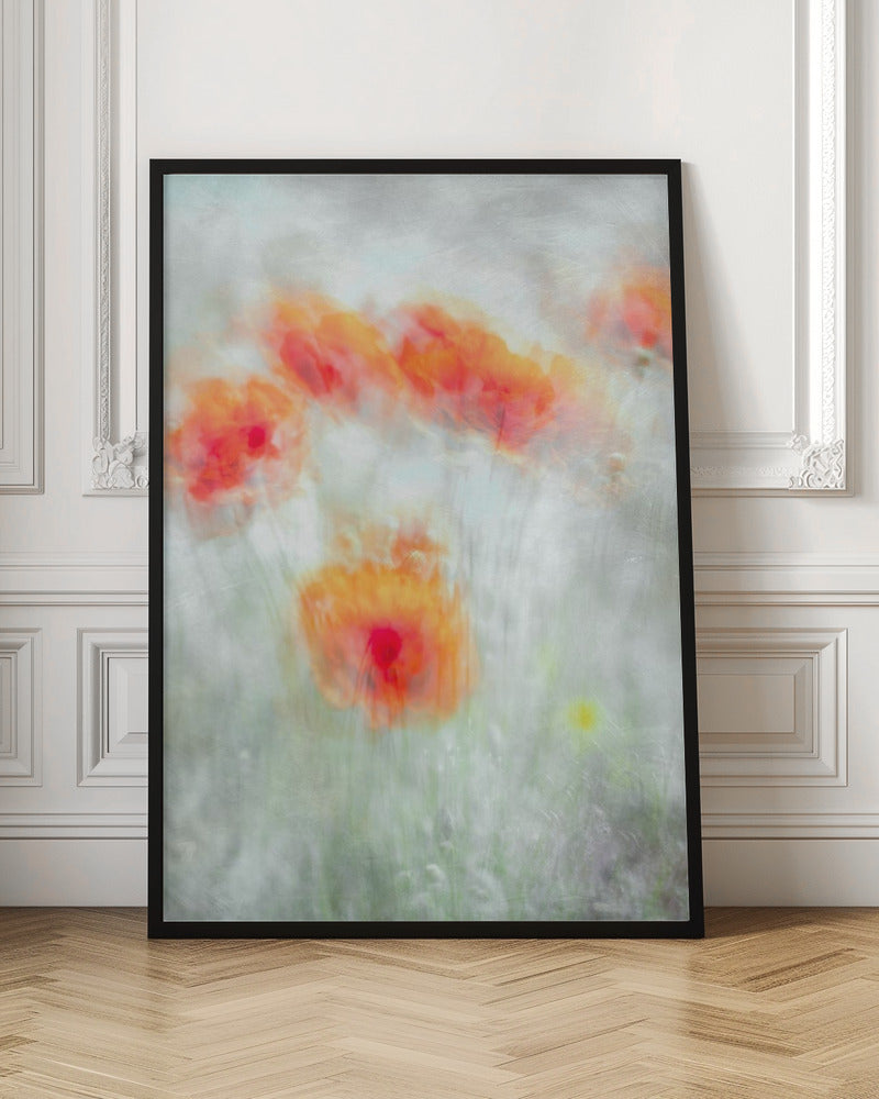 Red Corn Flowers