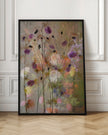 Art mural Fleurs picturales
