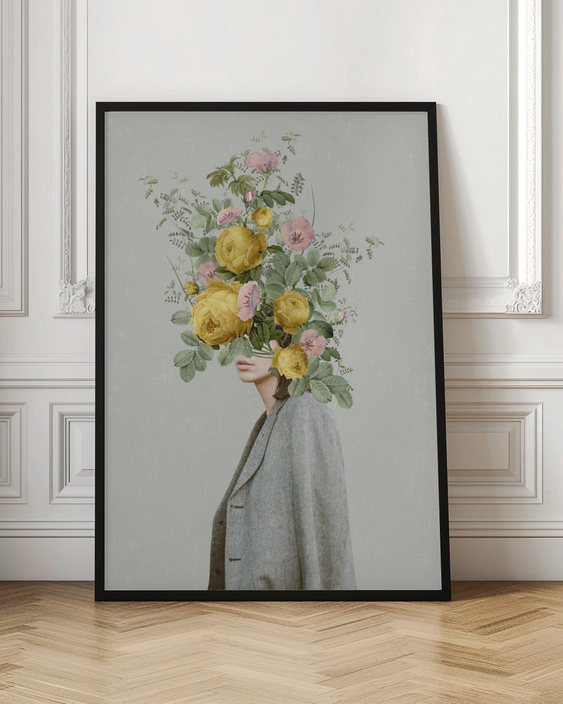 Décoration murale : Bouquet jaune