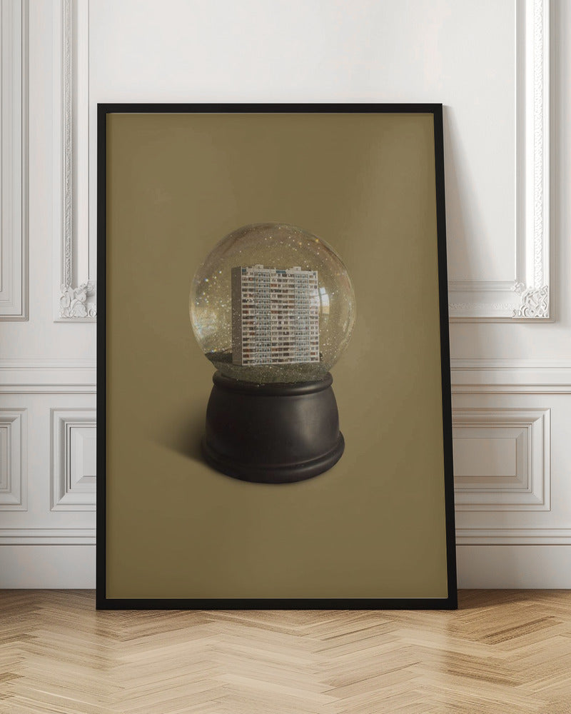 Wall art boule de neige urbaine