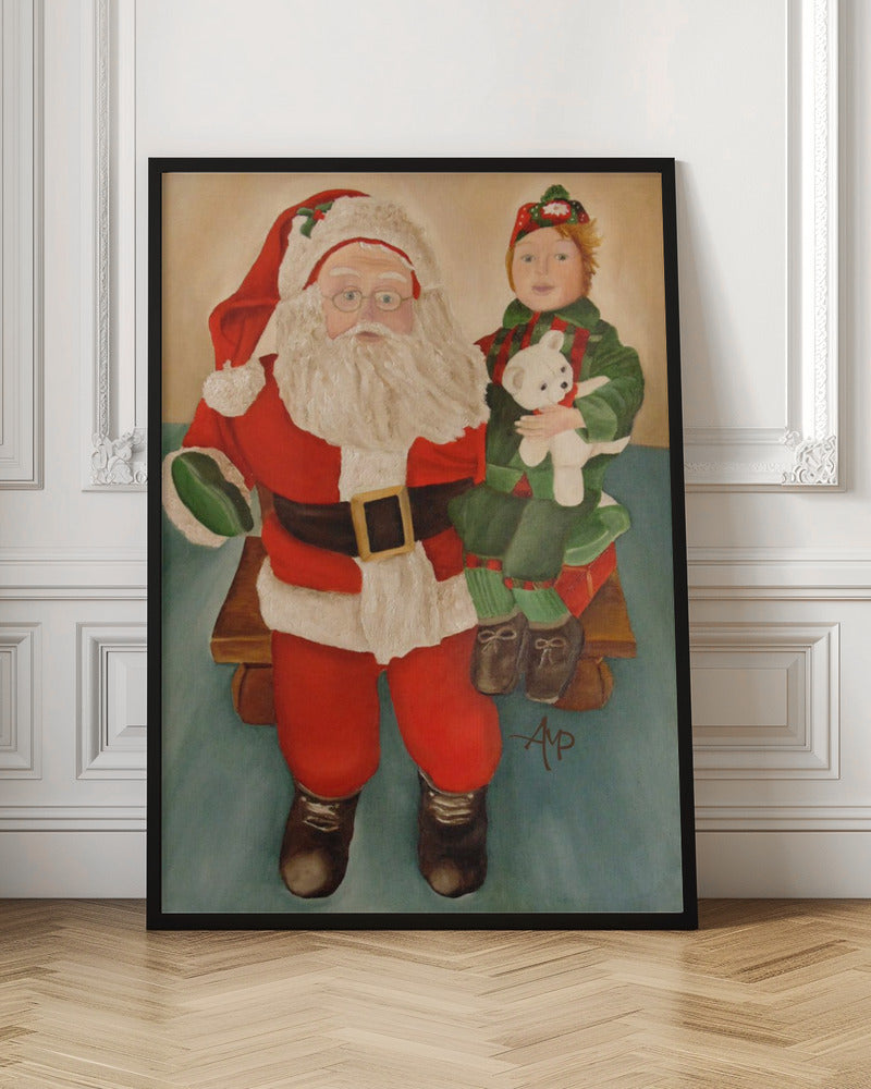Décoration murale Demandez au Père Noël
