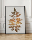 Wall art Oak Leaf Print (gold)