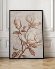 Décoration murale Fleurs Beige 1