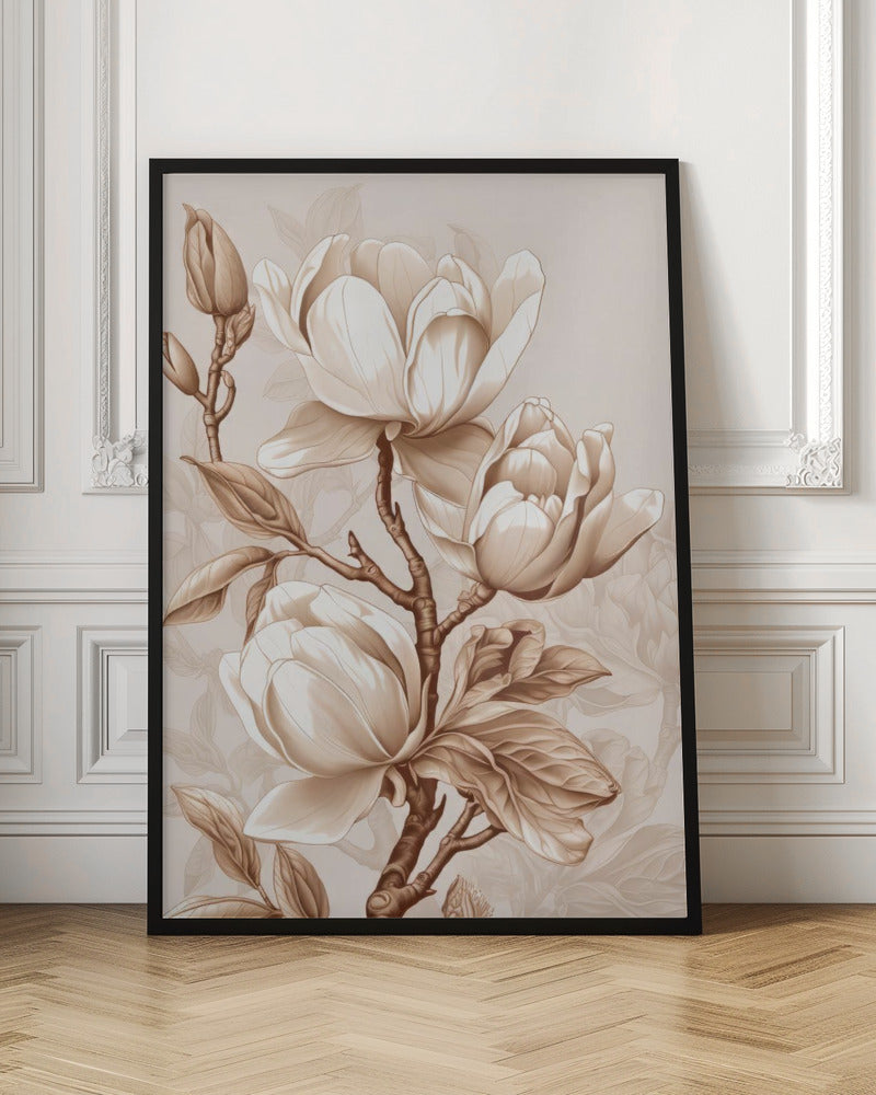 Fleurs Beige 2