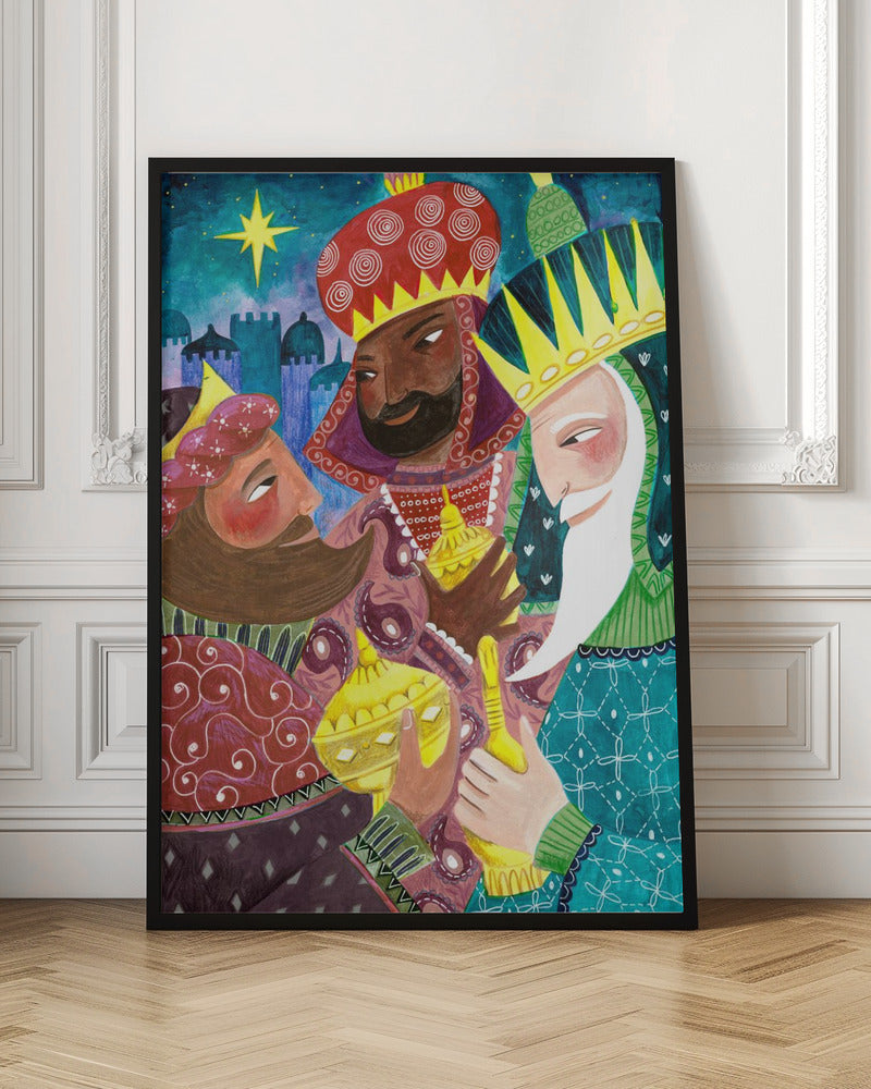 Impression sur toile d'art mural : Les Trois Rois, Les Trois Sages