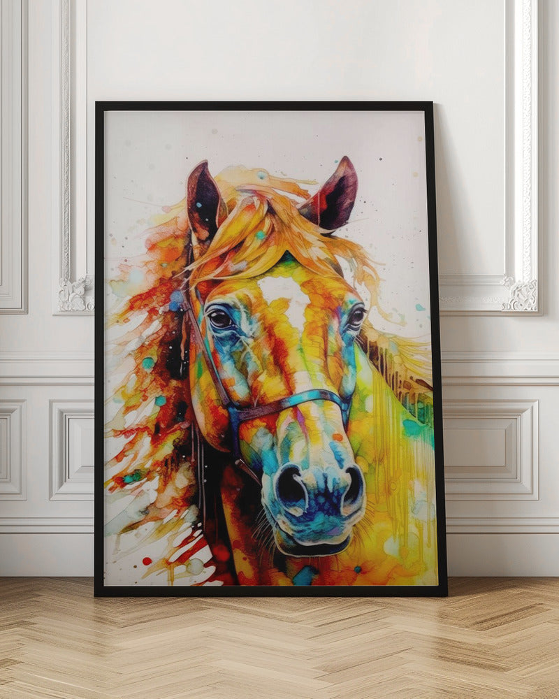 Cheval à l'aquarelle (10)