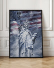 Art mural Art moderne STATUE DE LA LIBERTÉ | bleu