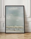 Wall art Vintage beach scene