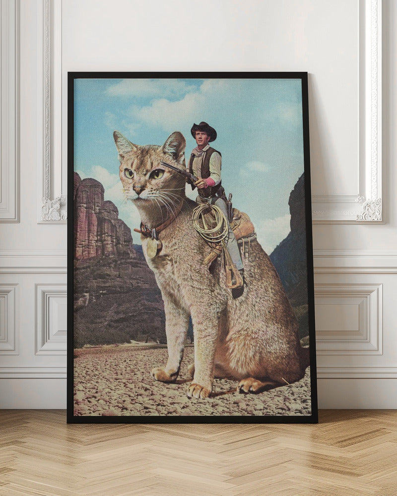 wall art Cat Lone Ranger