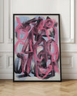 Wall art Dry brush abstract