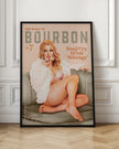 Wall art Babes of Bourbon Vol 7 Sexy Vintage Whiskey Pinup Girl