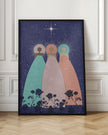 Impression sur toile d'art mural : Trois guides spirituels