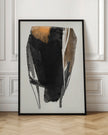 Wall art Black Figure On Neutral Background 2
