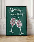 Impression sur toile Wall art Merry Everything