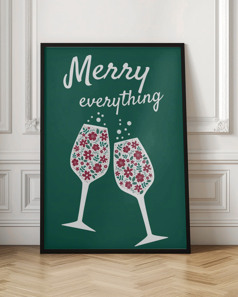 Impression sur toile Wall art Merry Everything