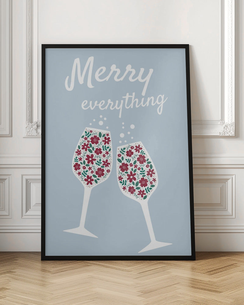 Impression sur toile Wall art Merry Everything
