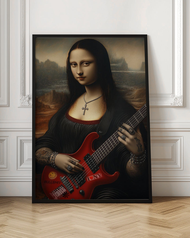 Impression sur toile de l'œuvre d'art murale Lisa Revamped