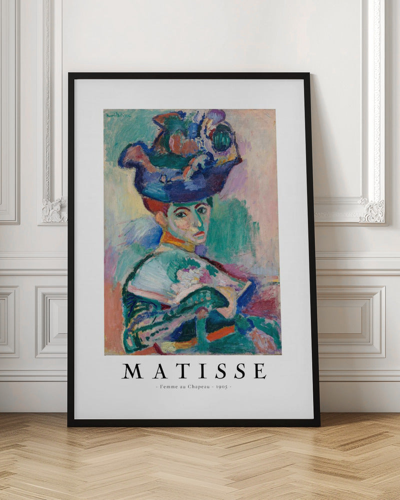 Wall art Femme au chapeau 1905