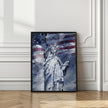 Art mural Art moderne STATUE DE LA LIBERTÉ | bleu
