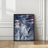 Art mural Art moderne STATUE DE LA LIBERTÉ | bleu