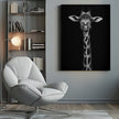 Portrait de girafe pour décoration murale