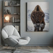Wall Art Bison en approche