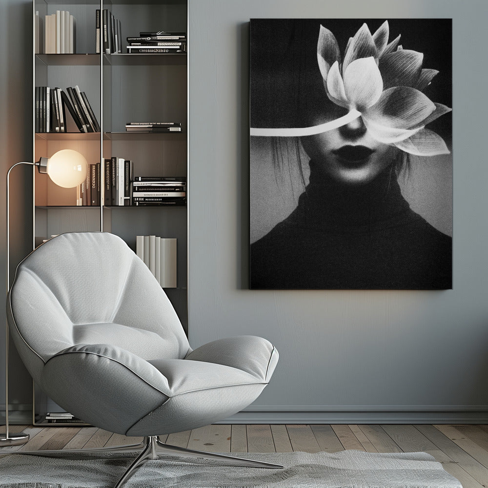 Douleur comme une fleur en éclosion