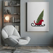 Wall art Let's go (gold)