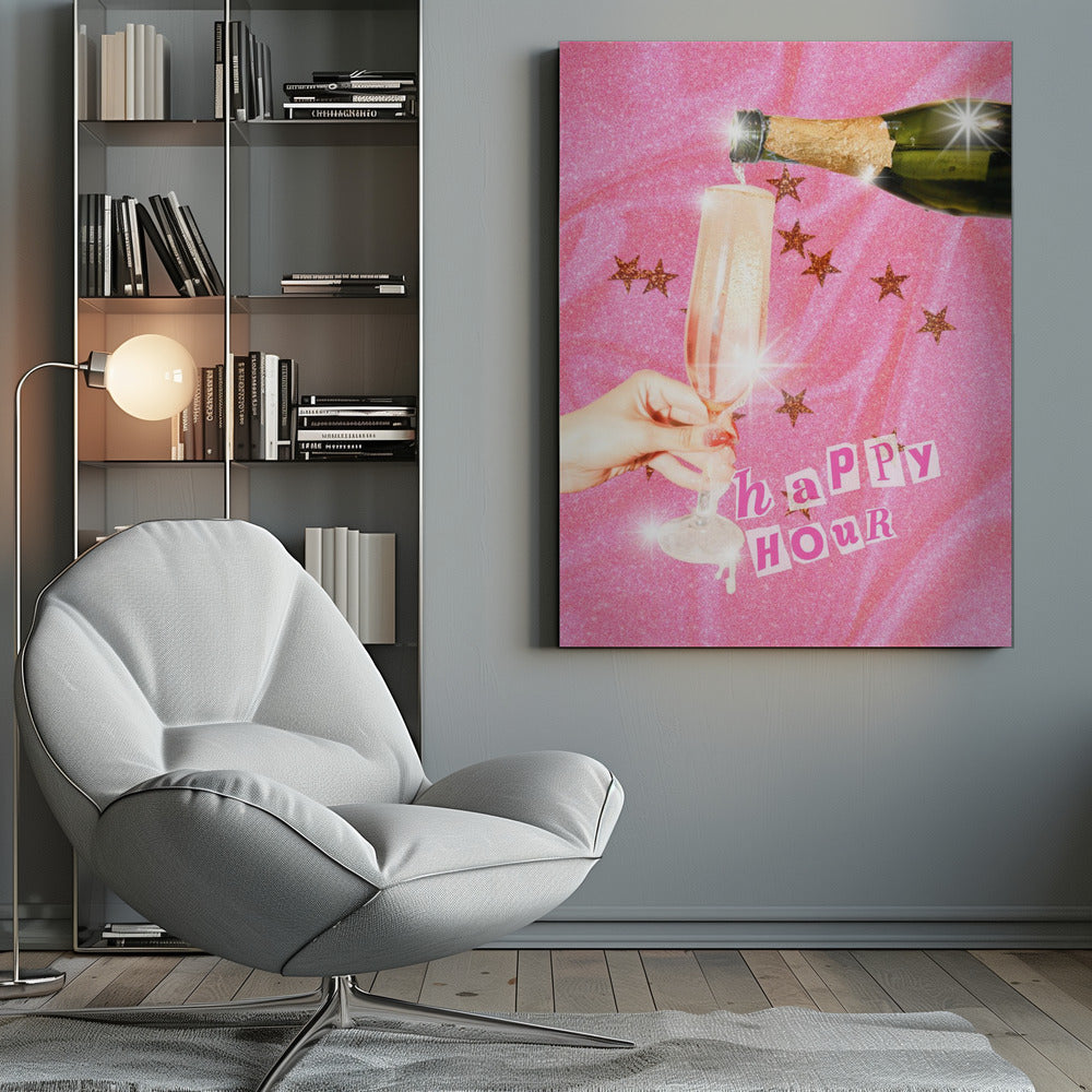 Wall art Bubbly Celebration (Wall art célébration pétillante)