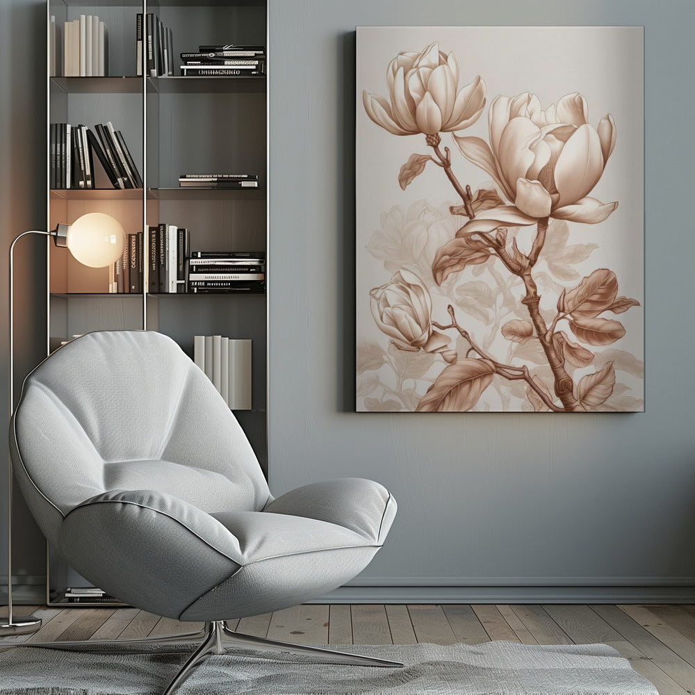 Fleurs Beige 3