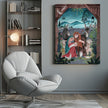 Impression sur toile d'art mural : Noël avec Marie et l'enfant Jésus
